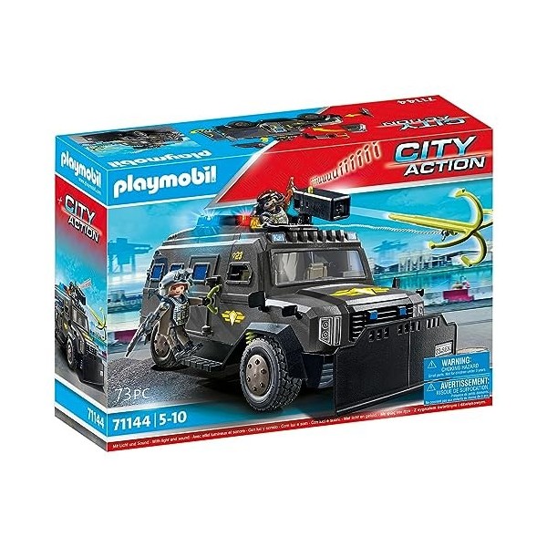 Playmobil - Set de Police - SWAT Véhicules des Forces Spéciales de