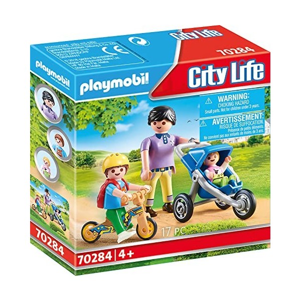 Playmobil 70284 Maman avec Enfants- City Life- Le Centre de Loisirs- Maman Enfants