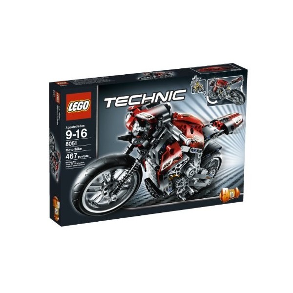 LEGO Technic Motorbike Jeu de Construction – Jeux de Construction Multicolore, 9 année s , 16 année s 