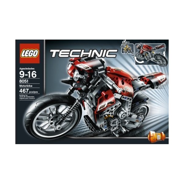 LEGO Technic Motorbike Jeu de Construction – Jeux de Construction Multicolore, 9 année s , 16 année s 