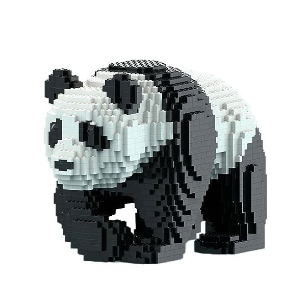 Minifigures Ensemble De Blocs De Construction 4102Pièces MOC Walking Panda Minifigures Nano Micro Blocs De Construction Minif