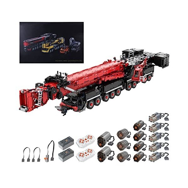 JYFLY 2022 Version LTM11200 Technic Grue - Grue Liebherr Jouet de Construction avec 14 Moteurs - Compatible avec Lego Technic