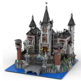 Modulaire Architecture Blocs De Construction 6726pièces MOC Modular AKM Asylum Nano Micro Blocs De Construction Mini Ensemble