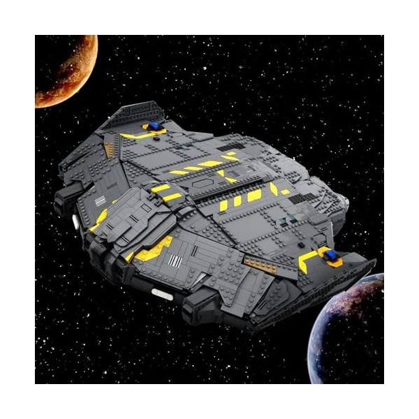 Ensemble de blocs de construction de vaisseau spatial de la série spatiale, jouets MOC Space Battlestar Space Wars, modèle de