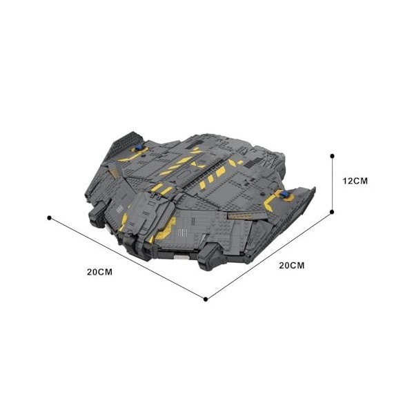 Ensemble de blocs de construction de vaisseau spatial de la série spatiale, jouets MOC Space Battlestar Space Wars, modèle de