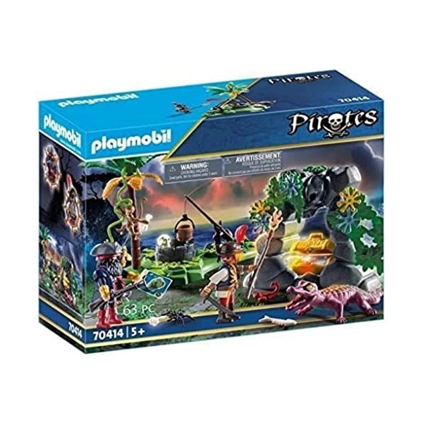 Playmobil 70414 - Les Pirates - Repaire du Tresor des Pirates - Nouveaute 2020