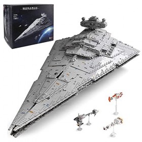 Kit de Modèle Super Star Destroyer, Jouet de Construction Imperial Class Star Destroyer, Modèle de Collection de Vaisseau Spa