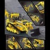 YANYUESHOP Kit de Construction Technic Bulldoze, 3963 véhicules de Construction Bulldoze pneumatiques télécommandés, compatib