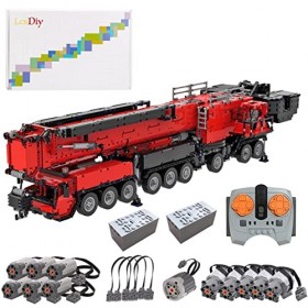 JOYFAN 7769 Pcs Jeu de Construction, LTM11200 Grue Télécommandée Electrique, Grue Mobile, Construction Grue pour Enfant, Comp