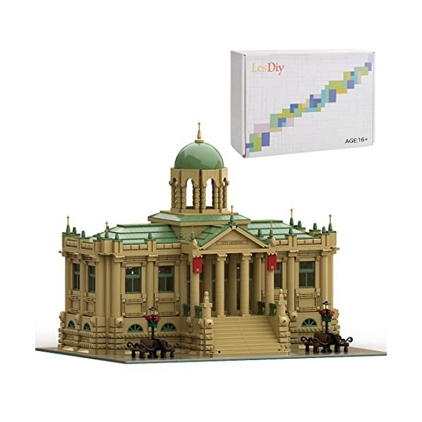 6809 pièces - Modèle musée - Scène de rue romaine - Histoire - Musée modulaire - Jouet compatible avec Lego