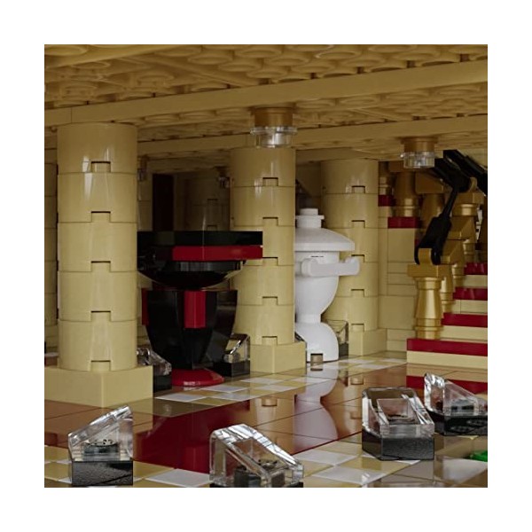 6809 pièces - Modèle musée - Scène de rue romaine - Histoire - Musée modulaire - Jouet compatible avec Lego