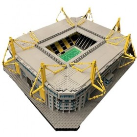 Modulaire Architecture Blocs De Construction 6589pièces MOC Dortmund Westfalenstadion Nano Micro Blocs De Construction Mini E