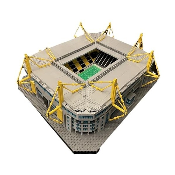 Modulaire Architecture Blocs De Construction 6589pièces MOC Dortmund Westfalenstadion Nano Micro Blocs De Construction Mini E