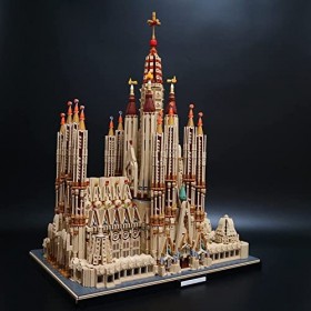 Nano Micro Bloc de Construction Architecture, 10055 Pièces MOC-65795 Barcelona Sagrada Familia Modular Architecture Modèle Je