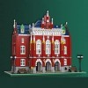 YANYUESHOP Blocs de Construction de Maison - 6355pcs England Red Brick University Street View, Ensemble de Construction modul