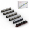 Jeu de blocs de construction de la série sur le thème des trains, ensemble de construction de modélisme, compatible avec Lego