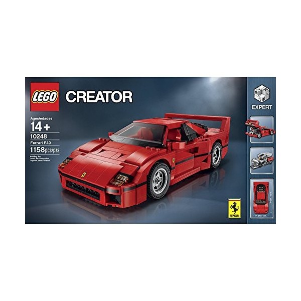 LEGO 10248 Créateur Expert Ferrari F40 Kit 1158 Piece 