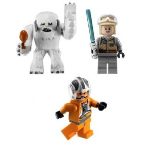 Lego Star Wars Movie Series "The Empire Strikes Back" Battle Pack 8089 - HOTH WAMPA CAVE avec Snowspeeder, Luke Skywalker, 