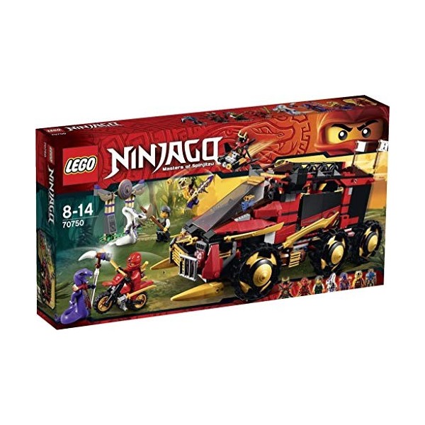 Lego Ninjago - Playthèmes - 70750 - Jeu De Construction - La Base Mobile des Ninja