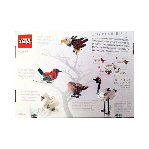 Lego 4002014 Hub Birds / Oiseau - Cadeau Employe 2014