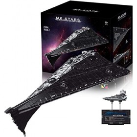Technik Starship Model, 10368+Pcs Eclipse-Class Dreadnought Spaceship Building Set Mold King 21004 Super Star Destroyer UCS C