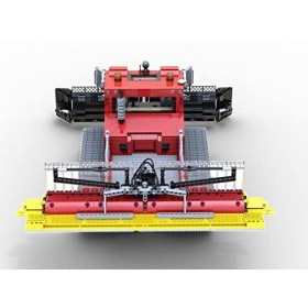 Blocs Construction Dingénierie Voiture Télécommande Bulldozer Chasse-Neige, 4217 Pièces Avec 8 Moteurs Blocs Serrage Jouets 
