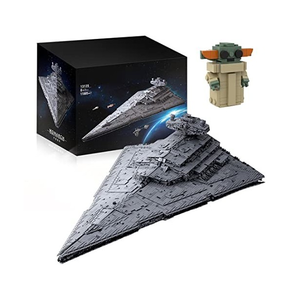 WangSiwe Technologie Star Destroyer Building Blocks, 11885 Pièces, Grand Ucs Super Star Imperial Destroyer Model Kit, Moc Cla