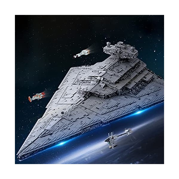 WangSiwe Technologie Star Destroyer Building Blocks, 11885 Pièces, Grand Ucs Super Star Imperial Destroyer Model Kit, Moc Cla