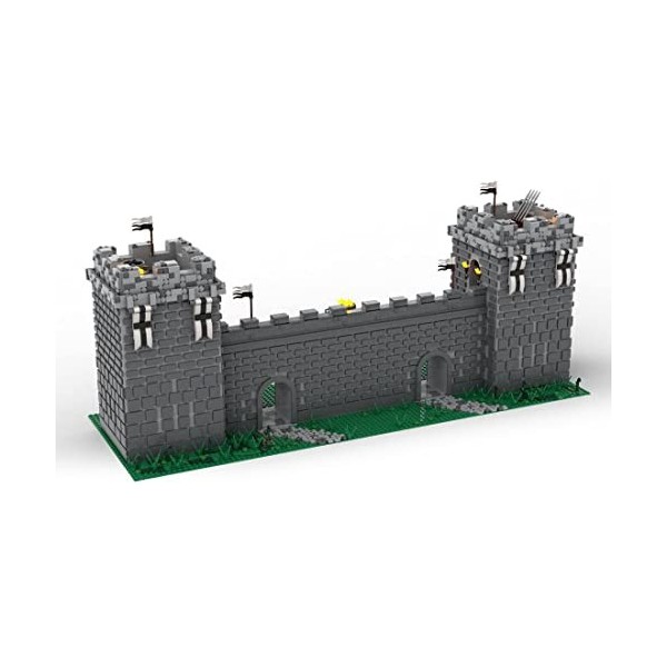 DIYON Blocs de construction pour maison de château médiéval, 6333 pièces, architecture de château, modèle de maison de châtea