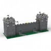 DIYON Blocs de construction pour maison de château médiéval, 6333 pièces, architecture de château, modèle de maison de châtea