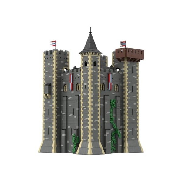 Fabroz Kit darchitecture MOC médiévale - 12171 pièces - Modèle de château anglais médiéval - Jouet dornement créatif pour e