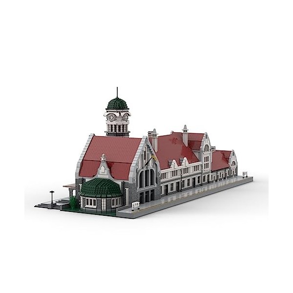 Aetheria MOC-93444 Jinan - Modèle de gare - Kit de construction pour adultes et enfants - Compatible avec Lego 9527 pièces 