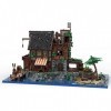 KETOY Bâtiments modulaires de lîle de pirates médiévaux, 8614 pièces Pirate Van Dykes Island Burg, kit de modélisation, conç