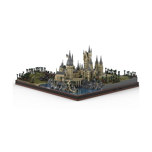 Modulaire Architecture Blocs De Construction 11726pièces MOC Hogwarts Castle Epic Detailed Build Nano Micro Blocs De Construc