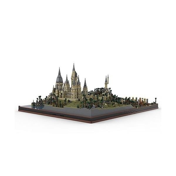 Modulaire Architecture Blocs De Construction 11726pièces MOC Hogwarts Castle Epic Detailed Build Nano Micro Blocs De Construc