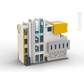 BUKISA Ensembles de Construction de Jouets, kit de Construction modulaire Street View de musée dart 7859 pièces Ensemble de 