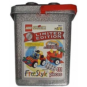 LEGO Vintage Set - Système 411 Pièces Freestyle 25ème Anniversaire Édition Limitée 3027