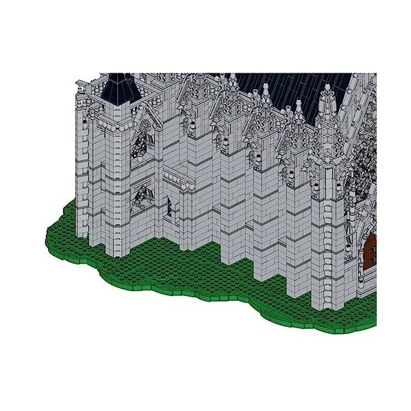 Modulaire Architecture Blocs De Construction 9373pièces MOC Chapelle de Vincennes Nano Micro Blocs De Construction Mini Ensem