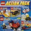 LEGO 78579 Action Pack Special pack of sets 6407 Fire Chief, 2884 Microlight, 2886 Formula 1 Car and 2882 Motorboat 