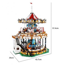 Jouets de Construction Ensembles de Construction de Jouets Creative Park Dream Carousel Lighting Edition Blocs de Constructio