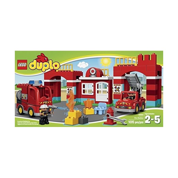 LEGO DUPLO Town 10593 Fire Station Building Kit
