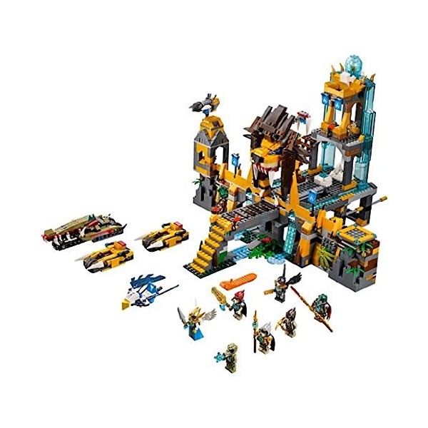 LEGO Legends of Chima - Playthèmes - 70010 - Jeu de Construction - Le Temple de la Tribu Lion