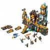 LEGO Legends of Chima - Playthèmes - 70010 - Jeu de Construction - Le Temple de la Tribu Lion