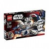 LEGO - Star Wars - Jeu de Construction - Jedi Starfighter avec Anneau dhyperpropulsion