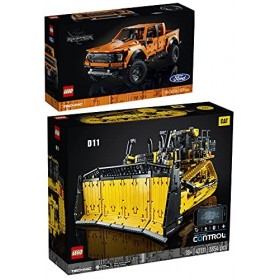 BRICKCOMPLETE Lego Technic 42126 FordF150 Raptor & 42131 Cat D11T Bulldozer