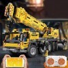 Giant Crane Double Télécommande 13107, 2590 Pièces Dassemblage De Modèle De Grue Mécanique avec 8 Moteurs, Compatible avec L