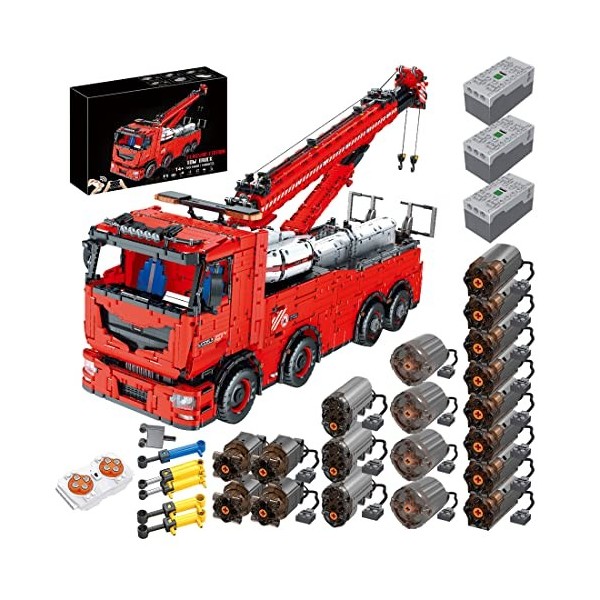 MayB Technic Dépanneuse - Le Camion avec Grue Pneumatique, Jeu de Construction avec Contrôle APP, Compatible avec Lego Techni