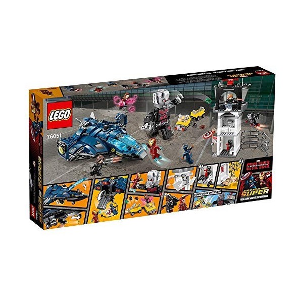 Lego Marvel Super Heroes - 76051 - Jeu De Construction - Super Hero Airport Battle