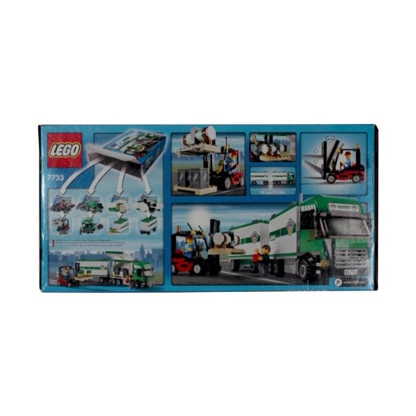LEGO - 7733 - City - Jeux de Construction - Le Camion et Son Chariot- élévateur