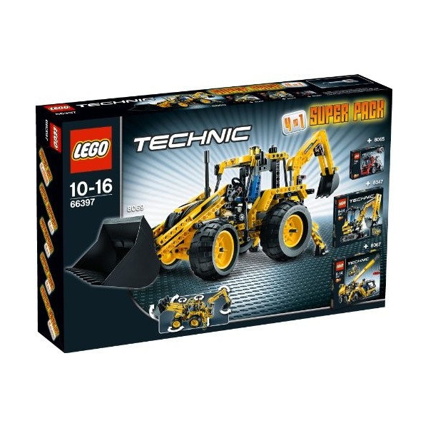 LEGO Technic - 66397 - Jeu de Construction - Super Pack 4 en 1
